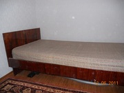 Односпальная кровать с матрасом б/у в хорошем состоянии